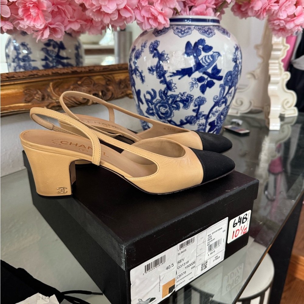 Chanel SlingBacks size 40.5